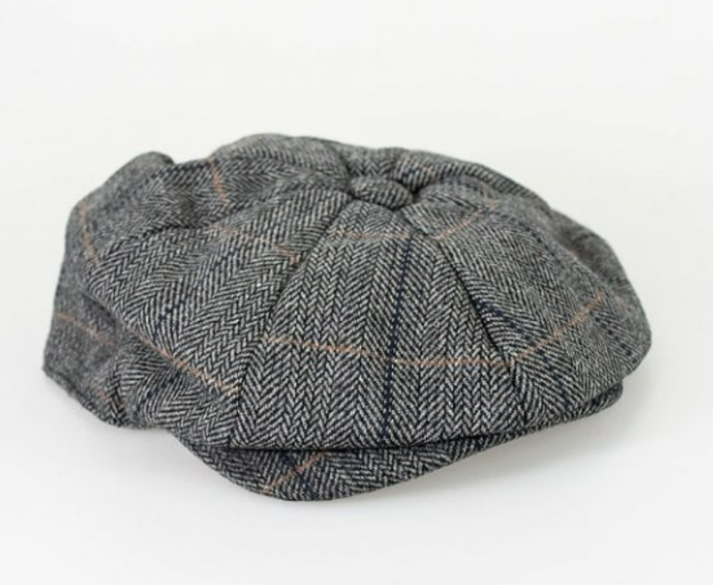 Cavani Albert Grey Tweed Look Slim Fit Jacket-7